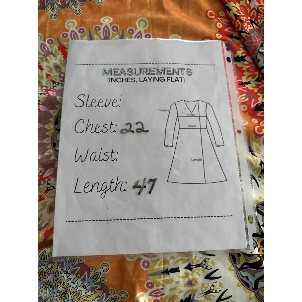 Women 1XL Casual Tank Dress Mandala Artsy Vacay Summer Beach Coastal Boho resort - Picture 7 of 7